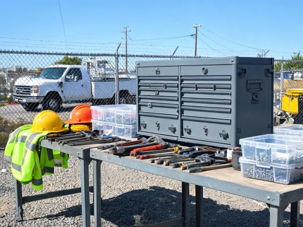 Utility crew field storage