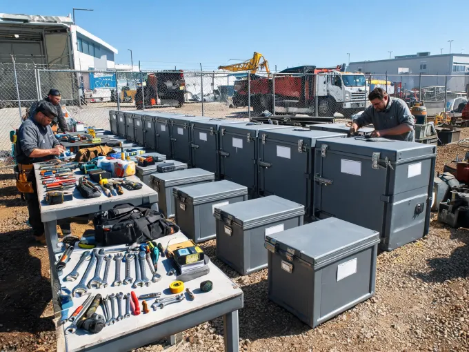 Contractor yard storage rollout